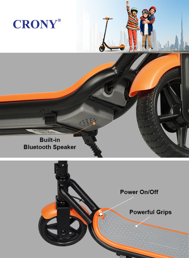 ZL-E7 Kids Electric Kick Electric Pedal Bike, Top Speed 14kmh, 8km Range, 110W