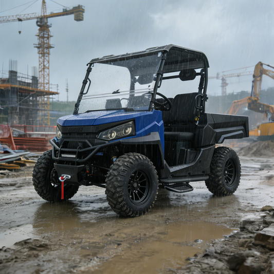 ZT-U E1 PREMIUM Electric UTV Off Road Vehicle 10KW Motor 4WD Switch 73.6V150Ah Battery Electric Lift Cargo Bed EPS Steering 2-3 Seat Utility Vehicle