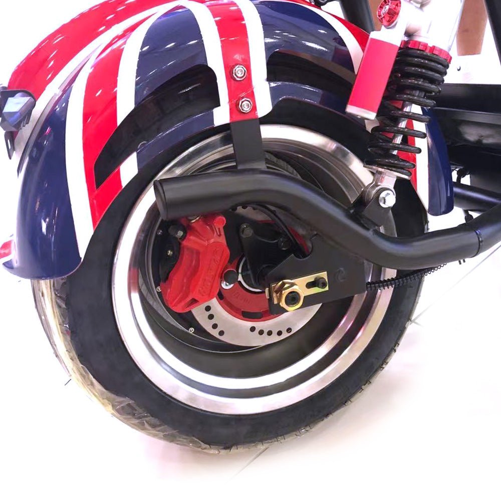 NEW X1 Electrocar car With BT Speaker Green Harley-style motorcycle