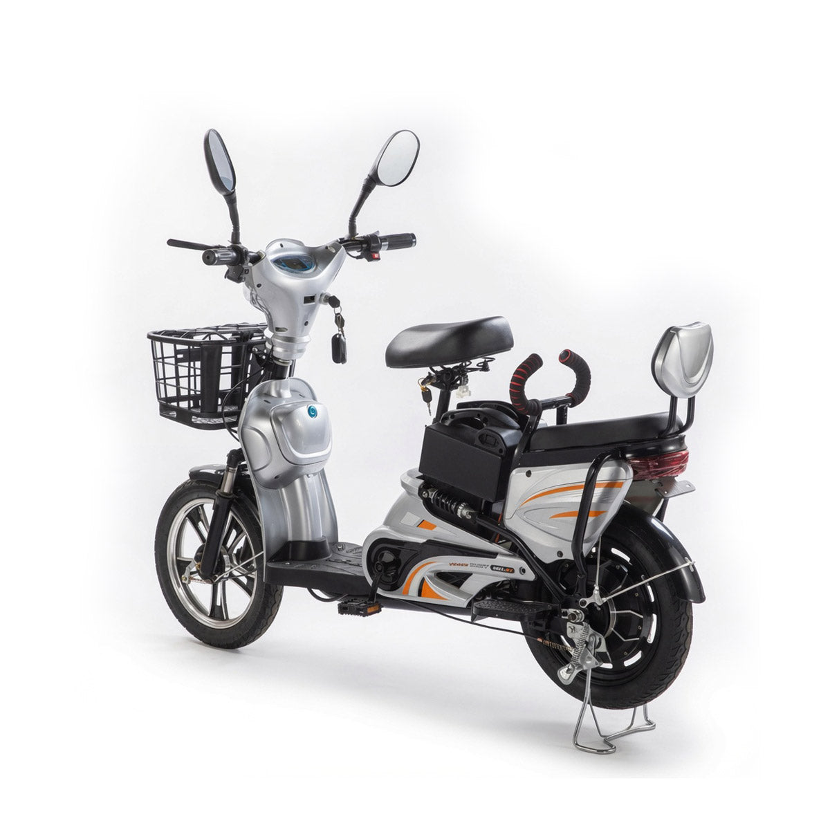 W6 14 Inch Electric Bicycle, Max Assisted Speed 25km/h, 350W, 48V12Ah