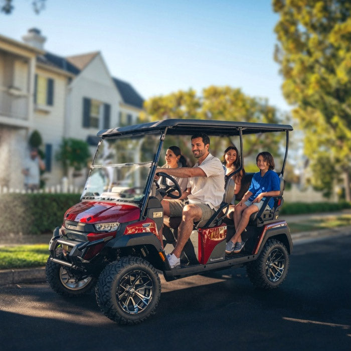 Four-wheeled vehicle