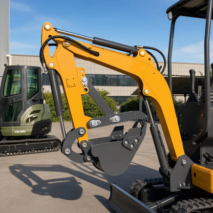 ME08 Mini Excavator Diesel Engine Max Digging Depth 1300mm for Narrow Space Operations