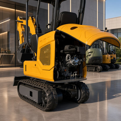 ME08 Mini Excavator Diesel Engine Max Digging Depth 1300mm for Narrow Space Operations