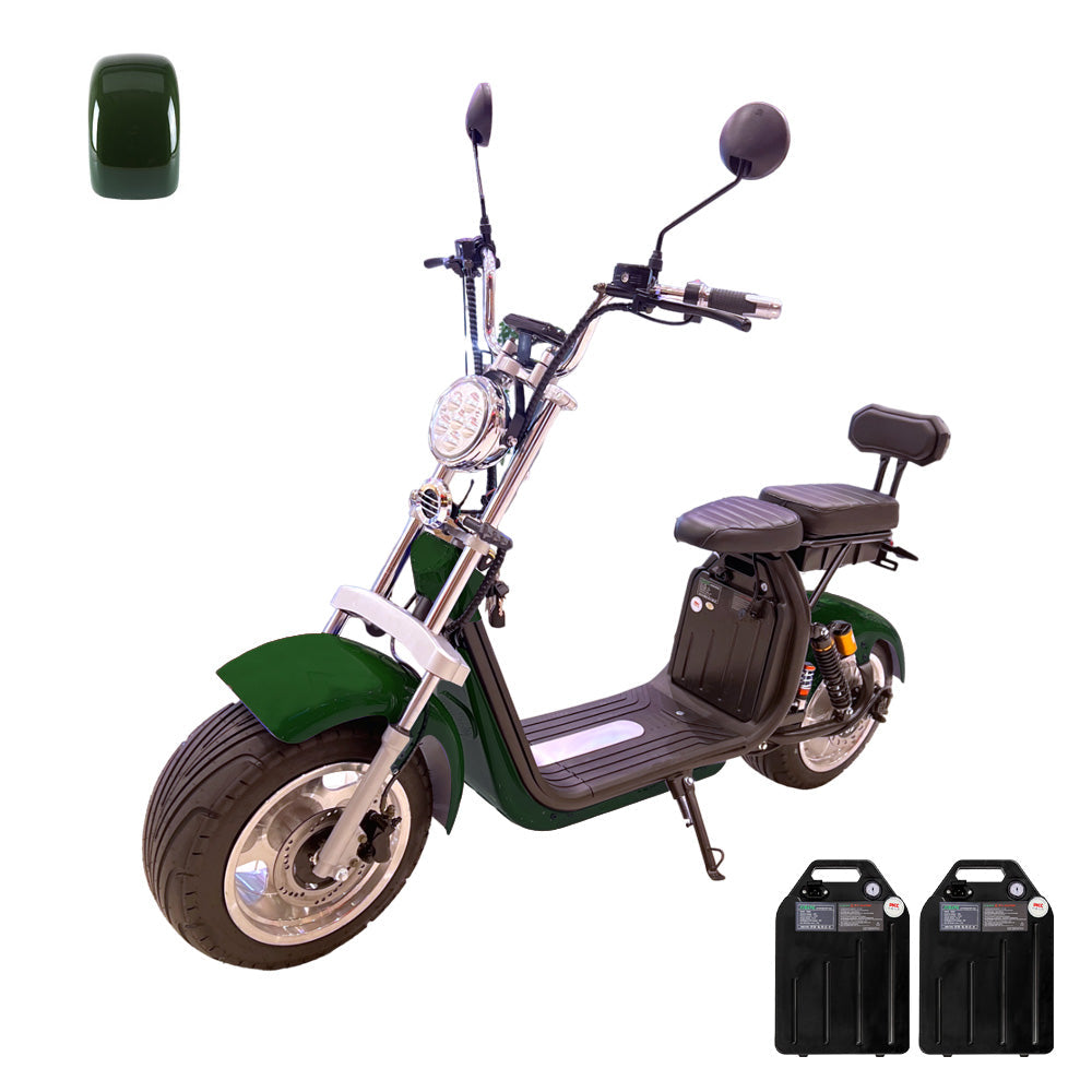 CRONY G-029 Electric City Bike Electric Pedal Bike, Top Speed 25kmh, 55km Range, 3000W Dual Battery