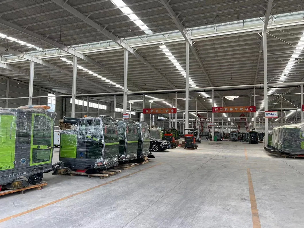 YX-22A Electric Street Sweeper 2200mm Sweeping Width 10000-15000㎡/h Efficiency 48V Drive High-Pressure Cleaning Intelligent Control