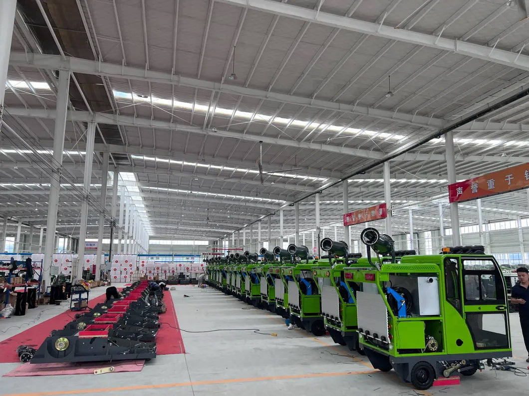 YX-22A Electric Street Sweeper 2200mm Sweeping Width 10000-15000㎡/h Efficiency 48V Drive High-Pressure Cleaning Intelligent Control