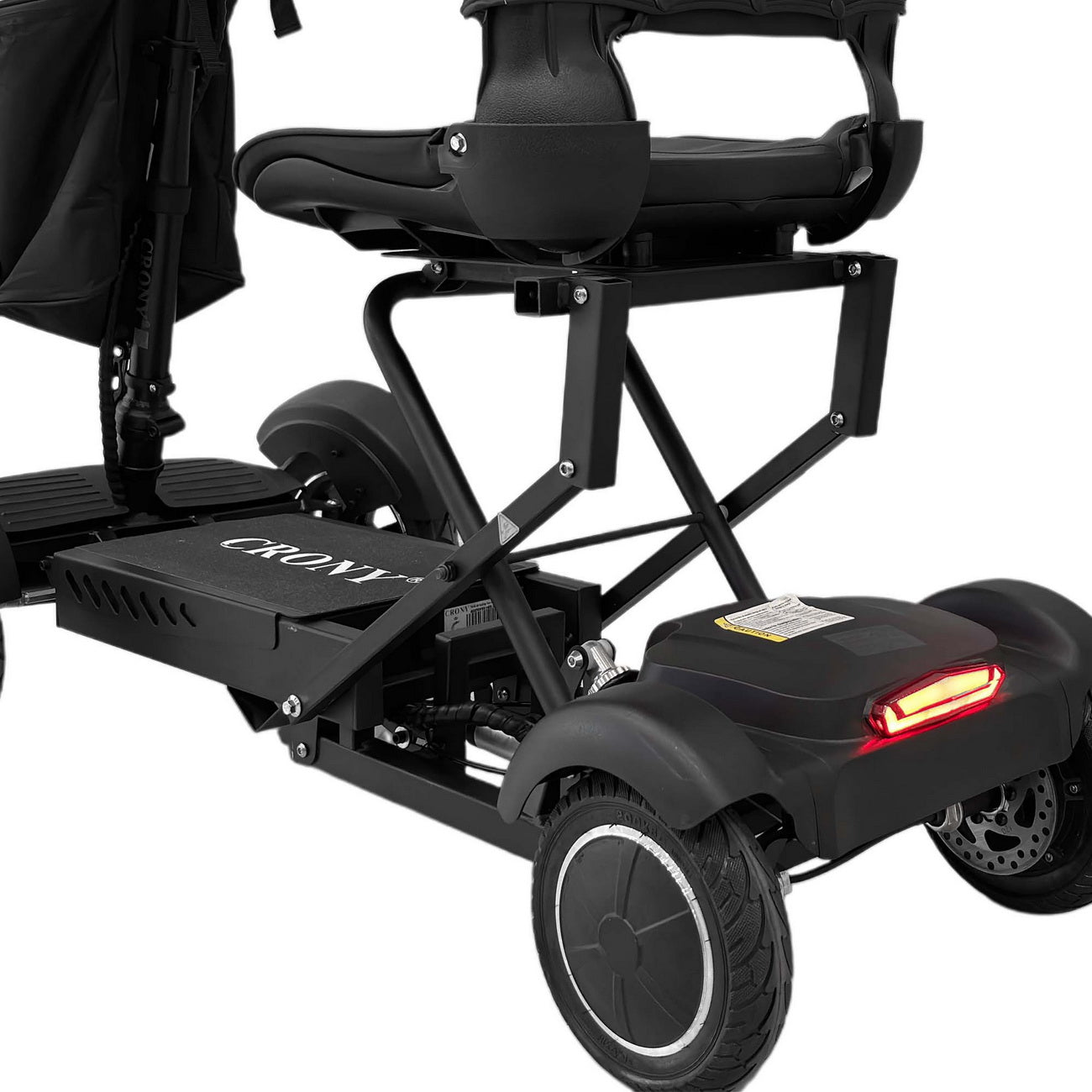 YB-M-04 Folding Electric Pedal Bike, Top Speed 18kmh, 30km Range, 450W X2 Electric four-wheeled vehicle