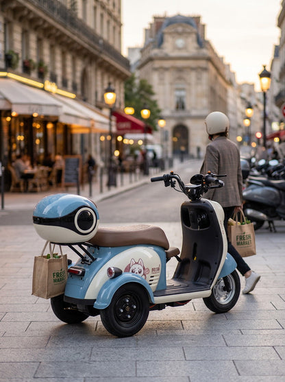X3A Electric tricycle Electric City Bicycle, Max Speed 25km/h, 600W, 48V20Ah Battery