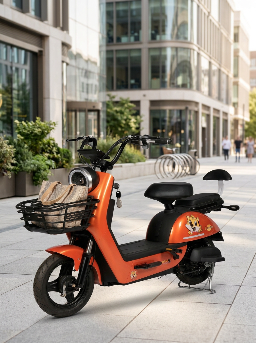 W8 14 Inch Electric Bicycle, Max Speed 25km/h, 350W, 48V Battery