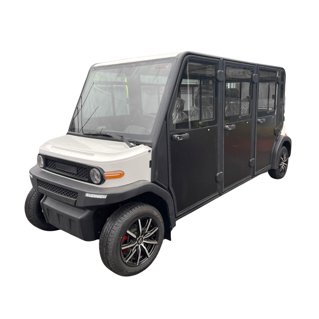 Megawheels LT AC Golf Car With Enclosed Doors  6 Seater Electric Mini Car