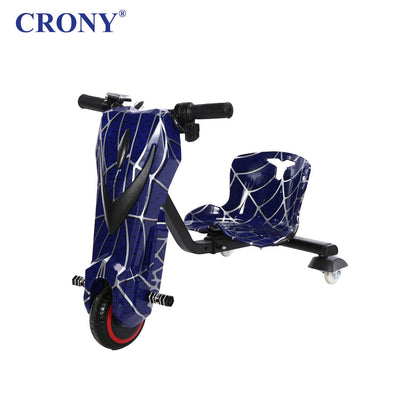 JL009-8-02 6.5 inch V-type drift Drift Kick Small for kids Electric Pedal Bike, Top Speed 20kmh, 10km Range, 180W