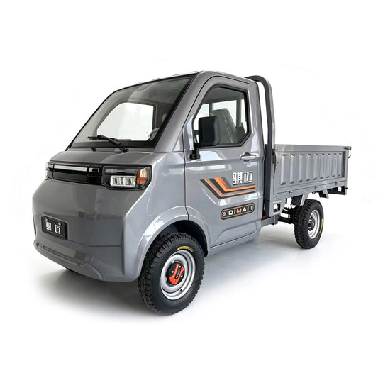 Electric Mini Pickup Truck 2000W--4000W AC Motor 60V 72V Battery Four Wheel Electric Cargo Vehicle Full Floating Rear Axle Steel Wire Tires Urban Delivery Truck