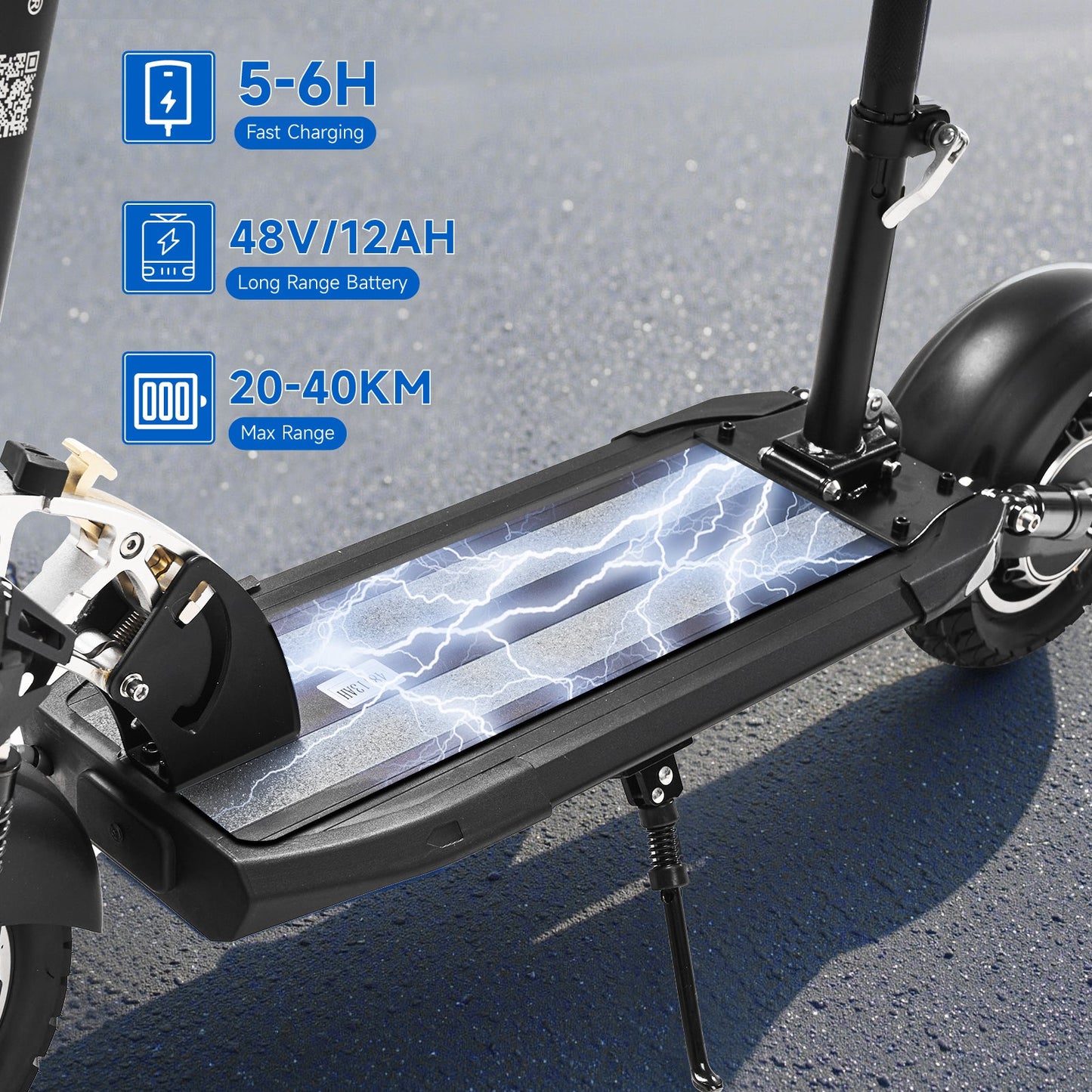 V10 big display high speed Fast Speed Personal Mobility Electric scooter, Top Speed 25mph, 30km Range, 1000W