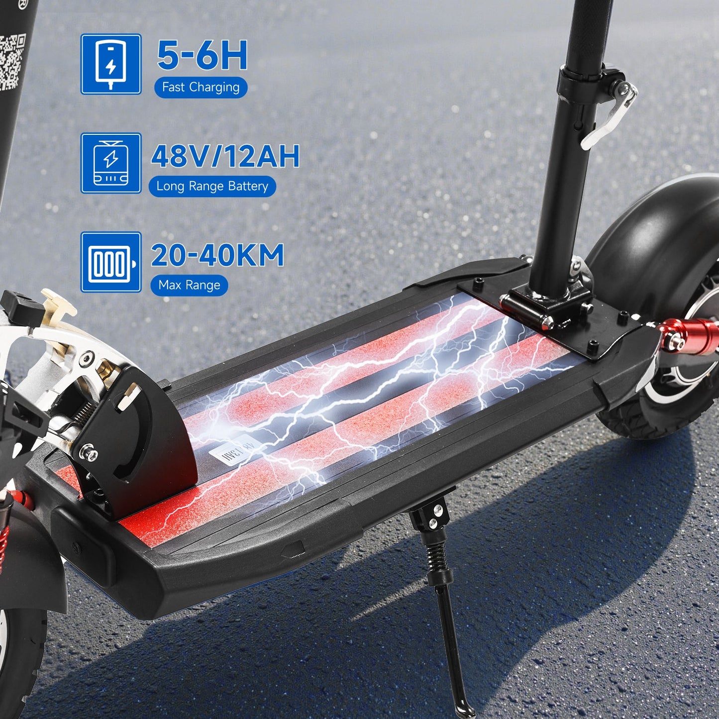 V10 big display high speed Fast Speed Personal Mobility Electric scooter, Top Speed 25mph, 30km Range, 1000W