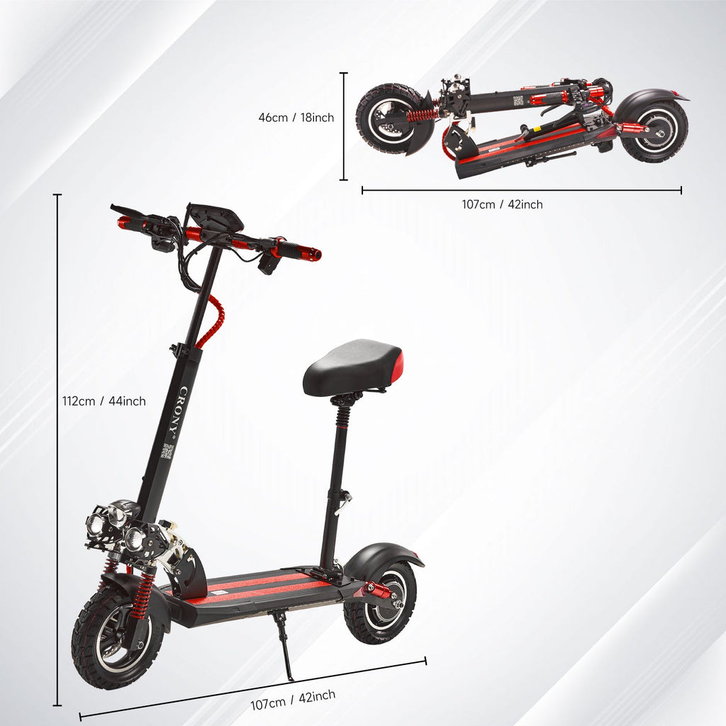 CRONY V10 big display high speed Fast Speed Personal Mobility Electric Pedal Bike, Top Speed 25mph, 30km Range, 1000W