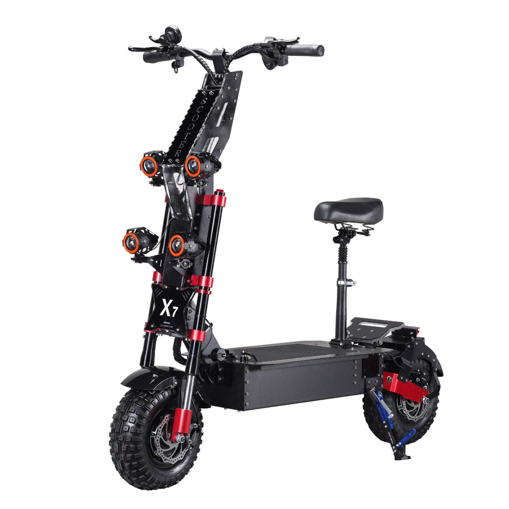 X7 Personal Mobility Adults Electric Kick Electric scooter, Top Speed 25kmh, 40km Range, 4000W X2