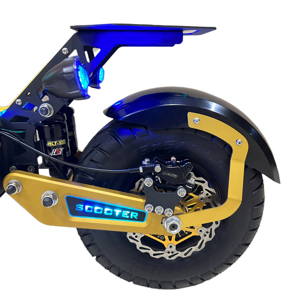 GT 13 inch Wide tire Electric Kick Electric scooter, Top Speed 25kmh, 50km Range, 10000W