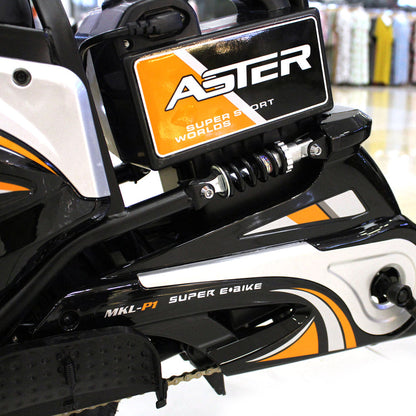 W6 Electric Pedal Bike 3-Speed 14 Inch Electric Pedal Bike, Top Speed 25kmh, 60km Range, 500W