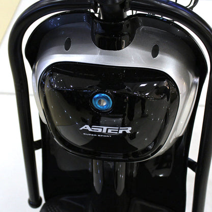 W6 Electric Pedal Bike 3-Speed 14 Inch Electric Pedal Bike, Top Speed 25kmh, 60km Range, 500W