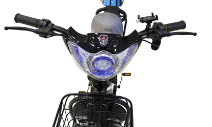 W6 Electric Pedal Bike 3-Speed 14 Inch Electric Pedal Bike, Top Speed 25kmh, 60km Range, 500W