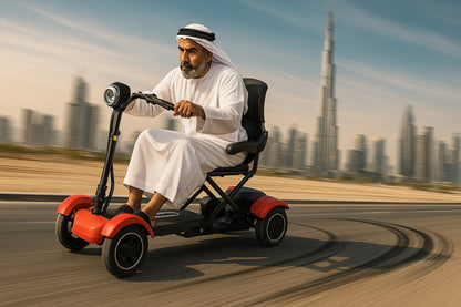 YB-M-04 Folding Electric Pedal Bike, Top Speed 18kmh, 30km Range, 450W X2 Electric four-wheeled vehicle