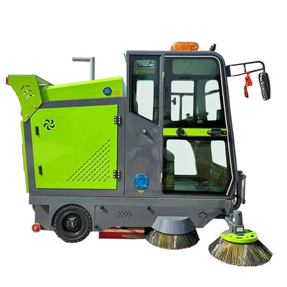 YX-G22D Electric Road Sweeper Airport Cleaning Vehicle Sweeping Machine Electric Fog Cannon Garbage Truck