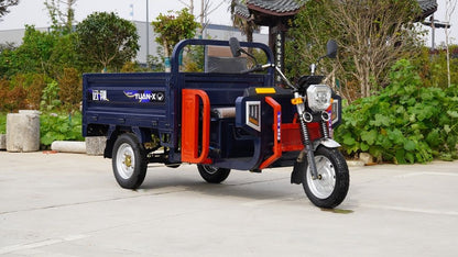 F13-180Z Dual-Beam Benba W Dump Electric Tricycle 1.8m 1800W Flat-Wire Motor 60V/72V 800kg Rated Load