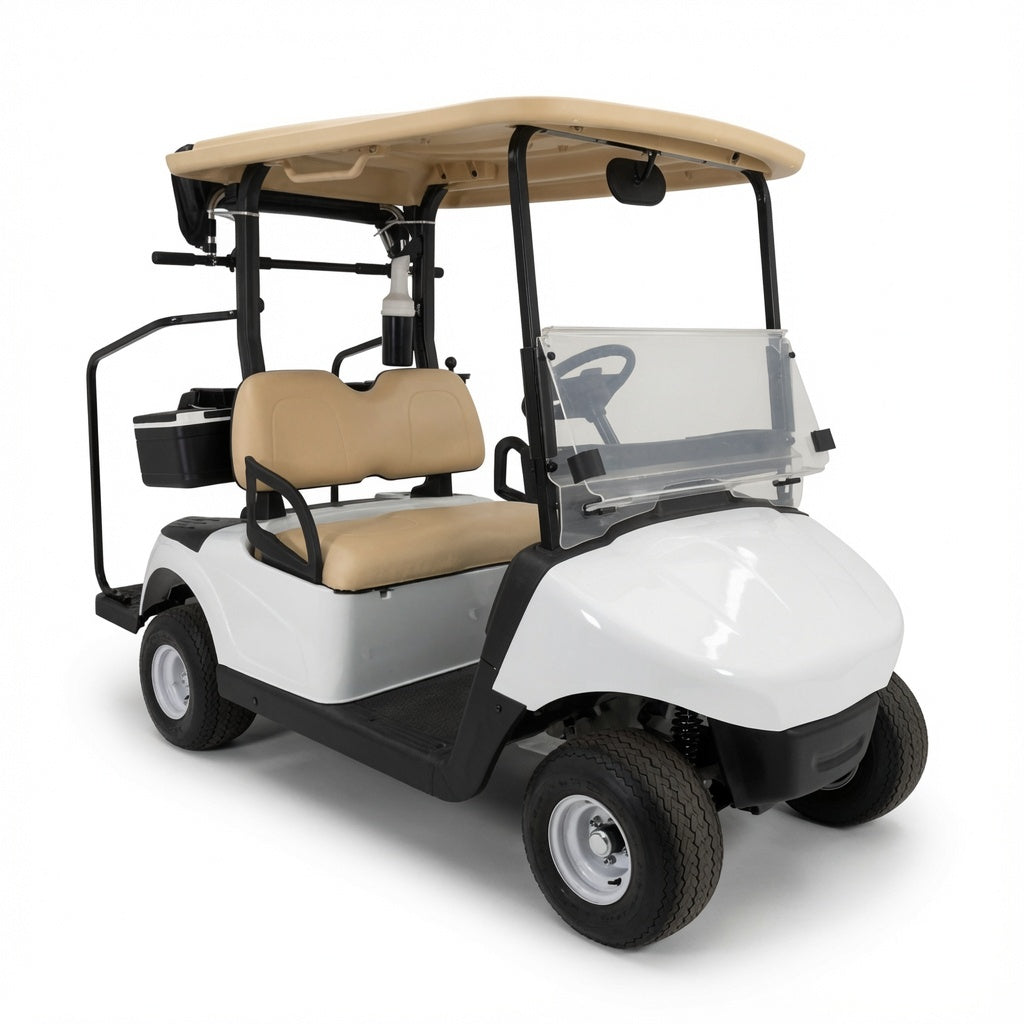 ZT-U 2P Electric Golf Cart 5KW Motor 51.2V105Ah Battery 2 Seat Golf Buggy Folding Windshield Electromagnetic Brake Outdoor Utility Vehicle