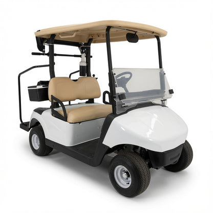 ZT-U 2P Electric Golf Cart 5KW Motor 51.2V105Ah Battery 2 Seat Golf Buggy Folding Windshield Electromagnetic Brake Outdoor Utility Vehicle