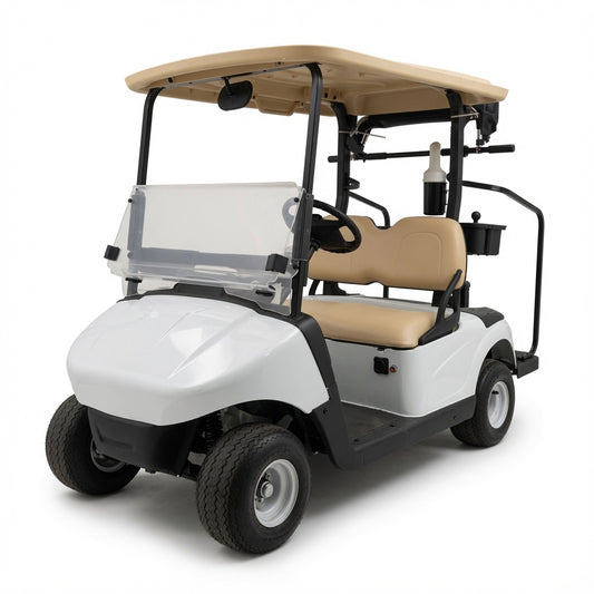 ZT-U 2P Electric Golf Cart 5KW Motor 51.2V105Ah Battery 2 Seat Golf Buggy Folding Windshield Electromagnetic Brake Outdoor Utility Vehicle