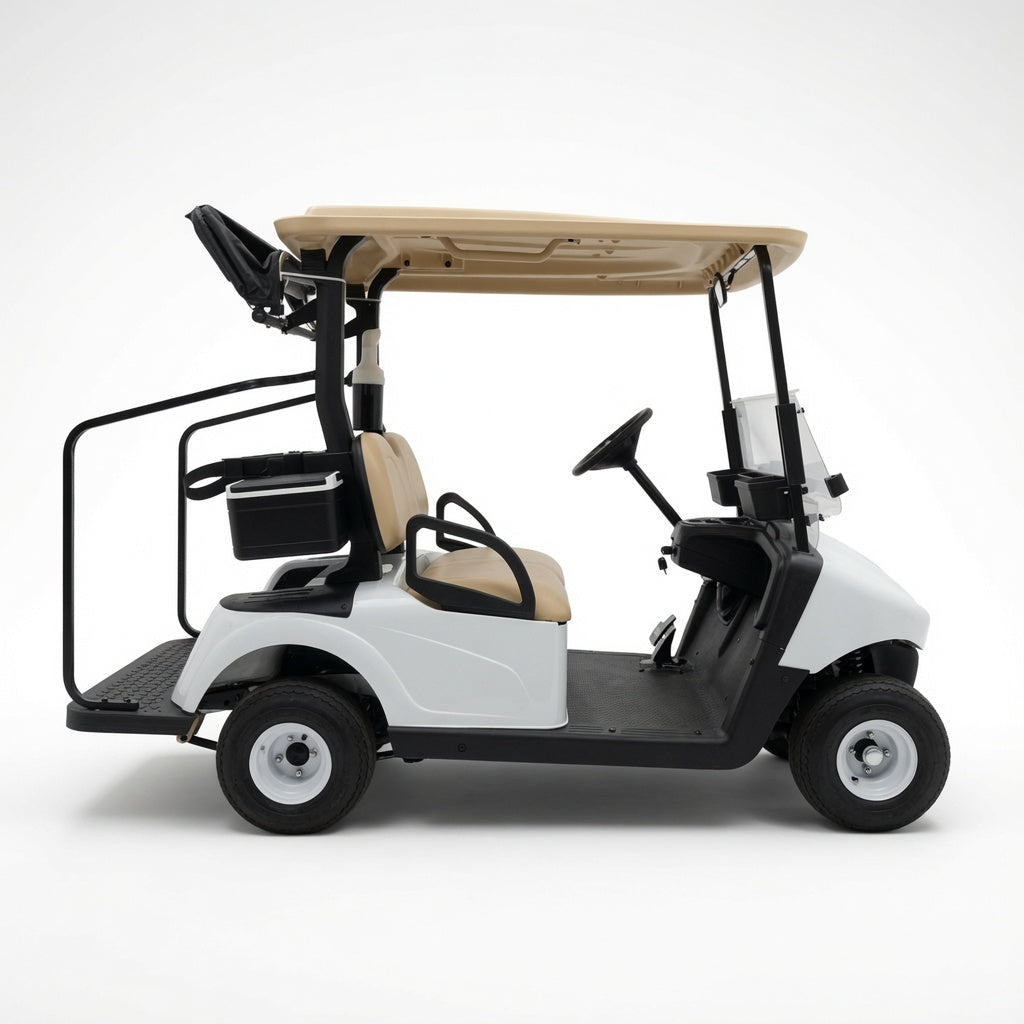 ZT-U 2P Electric Golf Cart 5KW Motor 51.2V105Ah Battery 2 Seat Golf Buggy Folding Windshield Electromagnetic Brake Outdoor Utility Vehicle