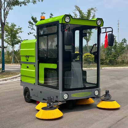 YX-21A Electric Street Sweeper 2100mm Sweeping Width 9000-16000㎡/h Efficiency 48V Drive Intelligent Control