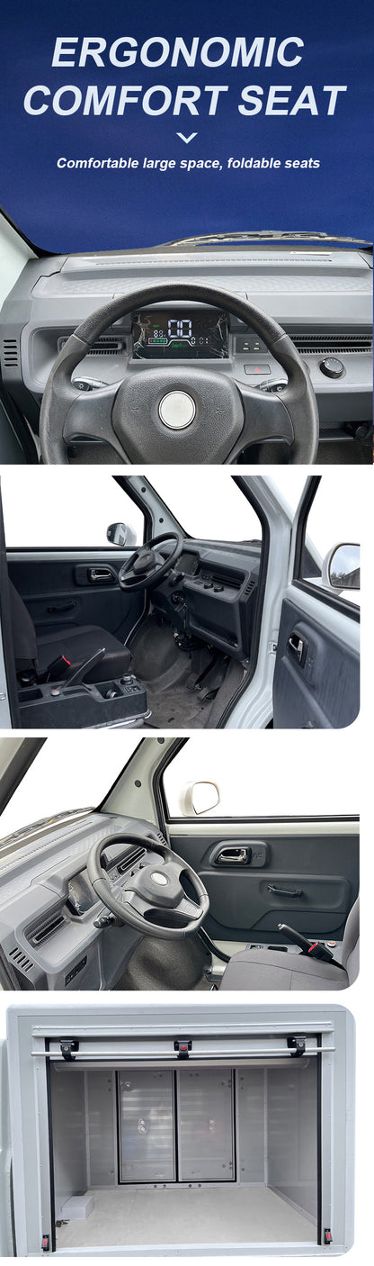EV-CARGO Electric Truck L7E 13kW Motor LFP Battery 227km Range 70km/h Top Speed