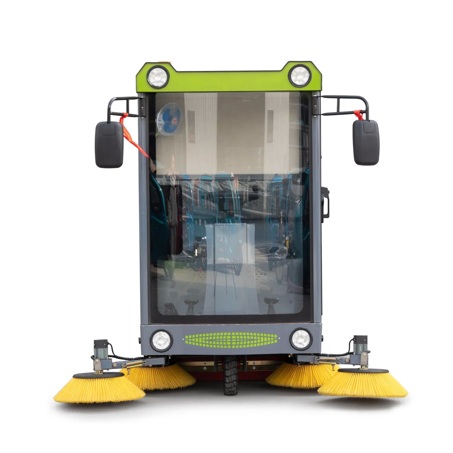 YX-G21A Electric Road Sweeper Ride On Floor Cleaning Machine Intelligent Battery Powered Vacuum Sweeper for Factory Warehouse Park