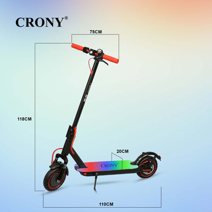 XM M365 Kick APP with 7 colors LED with APP Electric scooter, Top Speed 25kmh, 25km Range, 250W