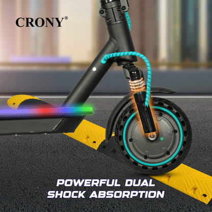 XM M365 Kick APP with 7 colors LED with APP Electric scooter, Top Speed 25kmh, 25km Range, 250W