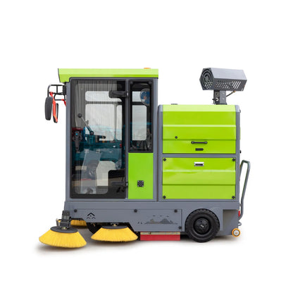 YX-G21A Electric Road Sweeper Ride On Floor Cleaning Machine Intelligent Battery Powered Vacuum Sweeper for Factory Warehouse Park