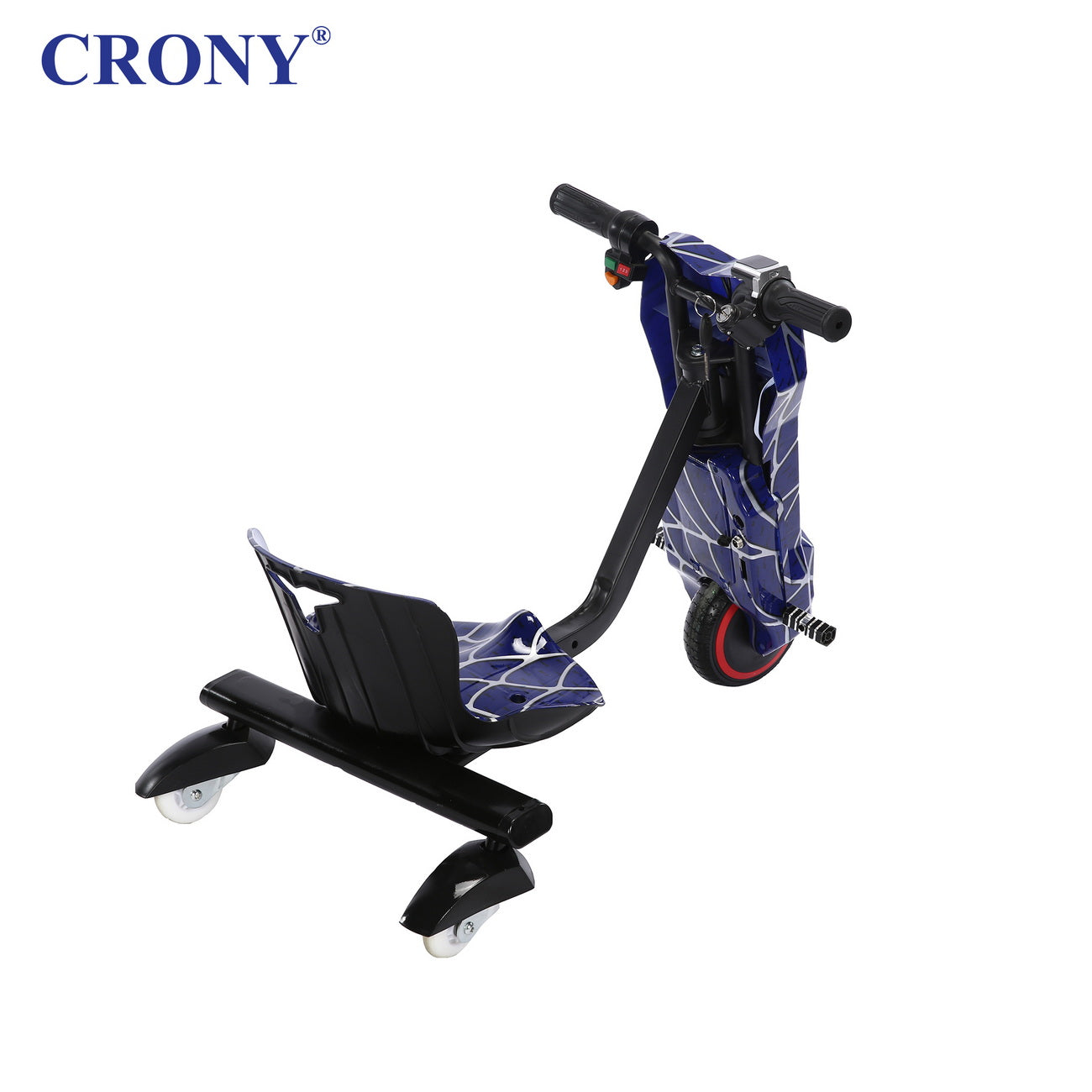 JL009-8-02 6.5 inch V-type drift Drift Kick Small for kids Electric Pedal Bike, Top Speed 20kmh, 10km Range, 180W