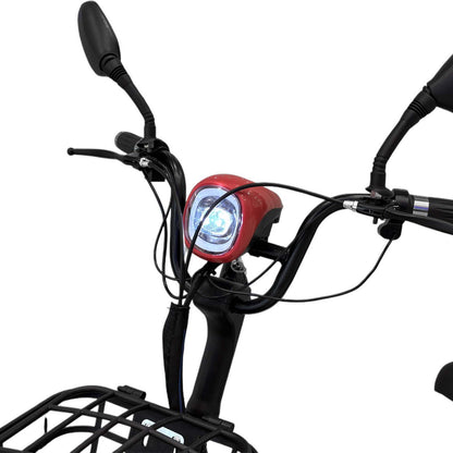 W2 Happy beans Electric motorcycle, Top Speed 25kmh, 30km Range, 350W