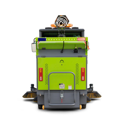 YX-22C Electric Road Sweeper Ride On Floor Cleaning Machine Intelligent Battery Powered Vacuum Sweeper for Factory Street Warehouse