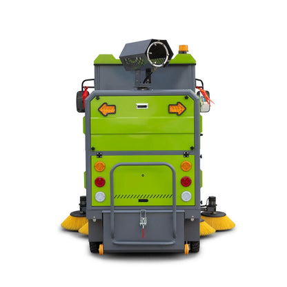 YX-G21A Electric Road Sweeper Ride On Floor Cleaning Machine Intelligent Battery Powered Vacuum Sweeper for Factory Warehouse Park