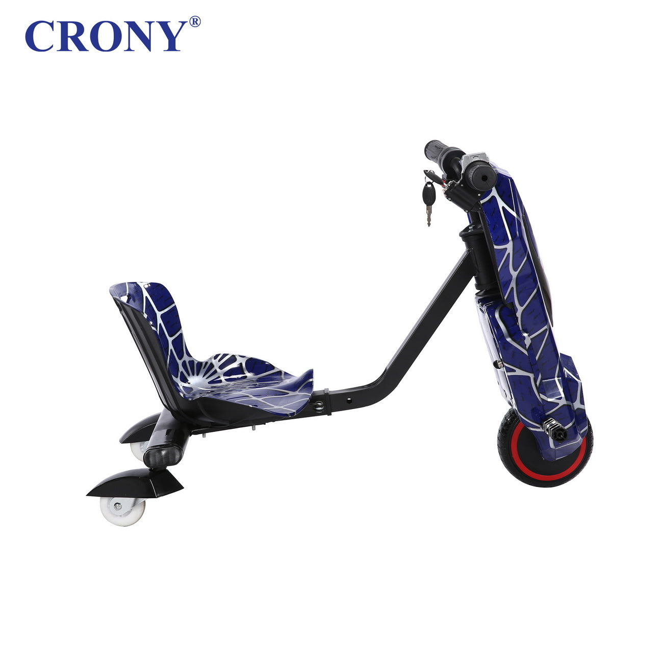 JL009-8-02 6.5 inch V-type drift Drift Kick Small for kids Electric Pedal Bike, Top Speed 20kmh, 10km Range, 180W