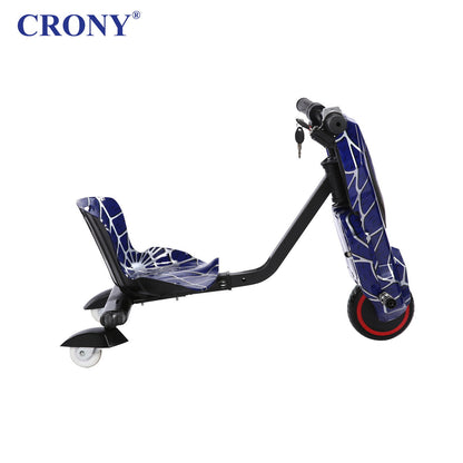 JL009-8-02 6.5 inch V-type drift Drift Kick Small for kids Electric Pedal Bike, Top Speed 20kmh, 10km Range, 180W