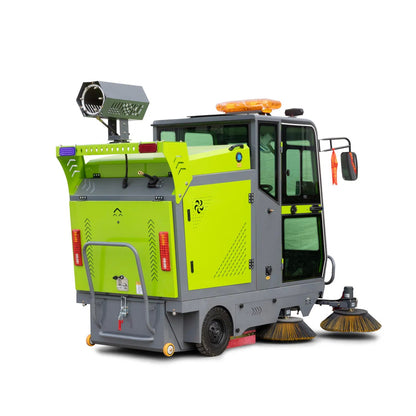 YX-22C Electric Road Sweeper Ride On Floor Cleaning Machine Intelligent Battery Powered Vacuum Sweeper for Factory Street Warehouse