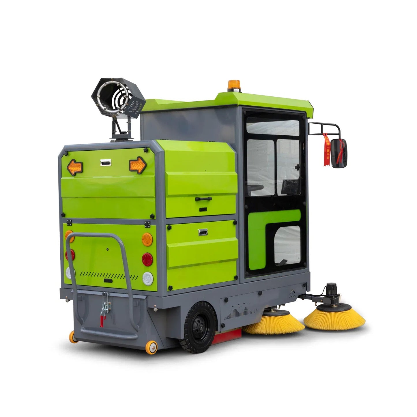 YX-G21A Electric Road Sweeper Ride On Floor Cleaning Machine Intelligent Battery Powered Vacuum Sweeper for Factory Warehouse Park