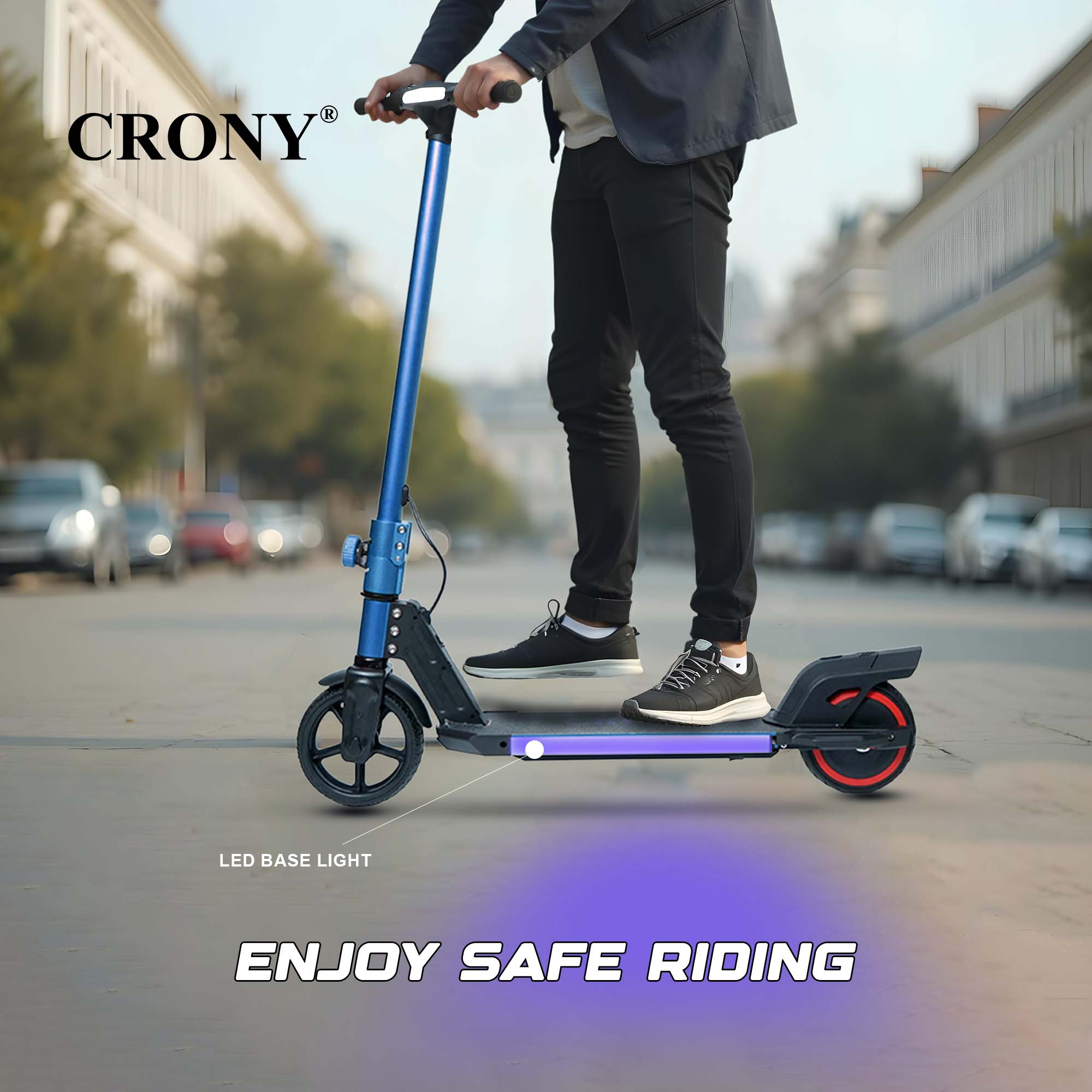 CRONY S31(S32) Kids Electric Kick Electric Pedal Bike, Top Speed 16kmh, 8km Range, 130W