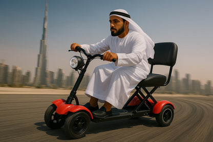 YB-M-04 Folding Electric Pedal Bike, Top Speed 18kmh, 30km Range, 450W X2 Electric four-wheeled vehicle