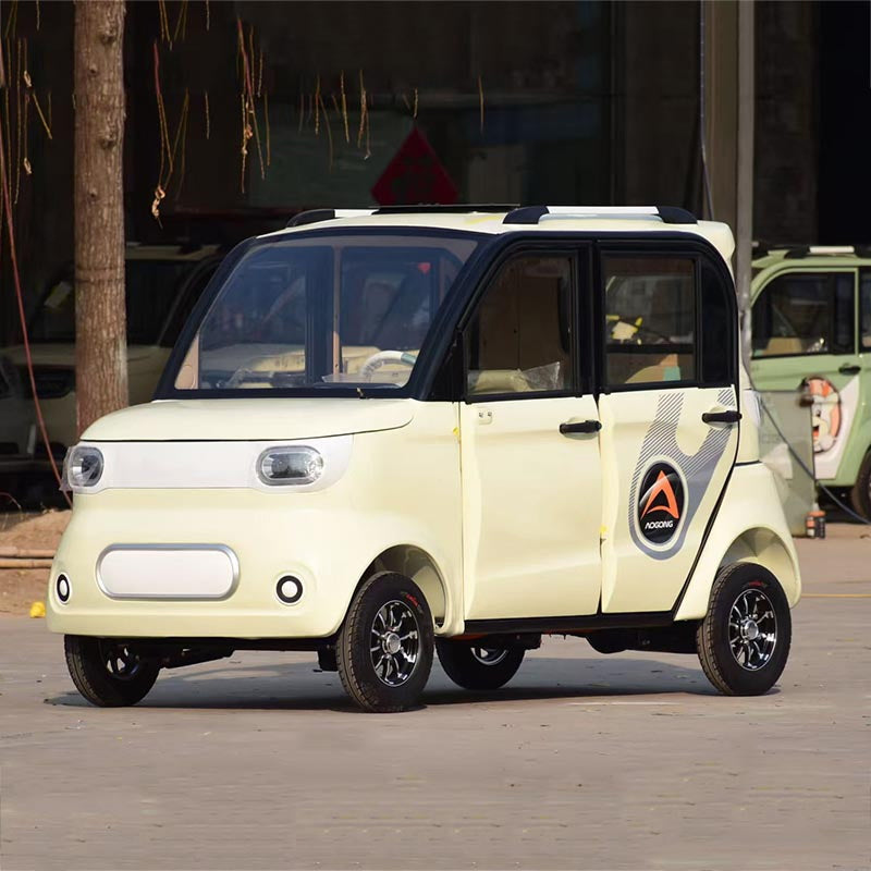 F1 1000W Electric Mini Car 4 Door 4 Seat Closed Body New Energy Vehicle