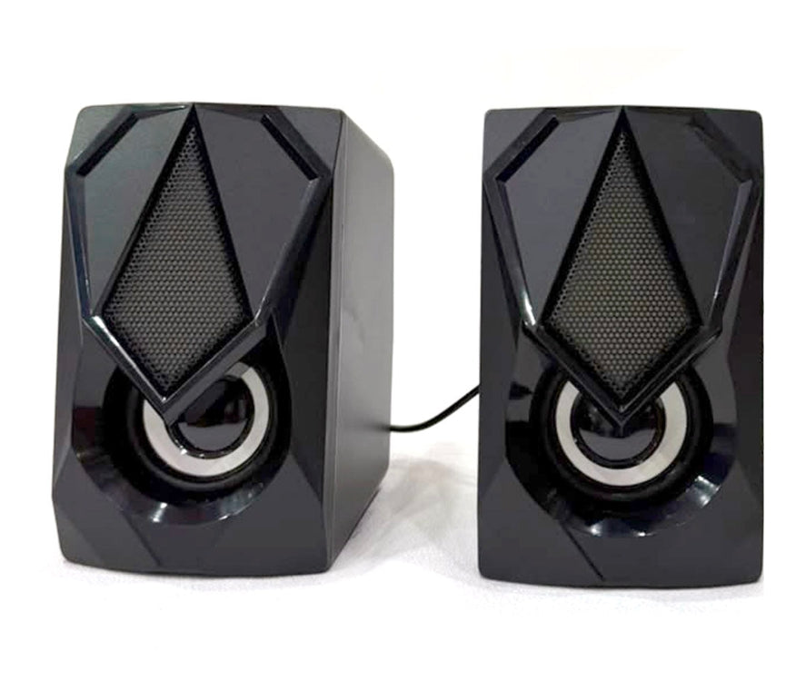 FT-169 N-19 MINI 2.0 USB Desktop Speaker Dual Speaker RGB Lighting Multimedia Computer Speaker