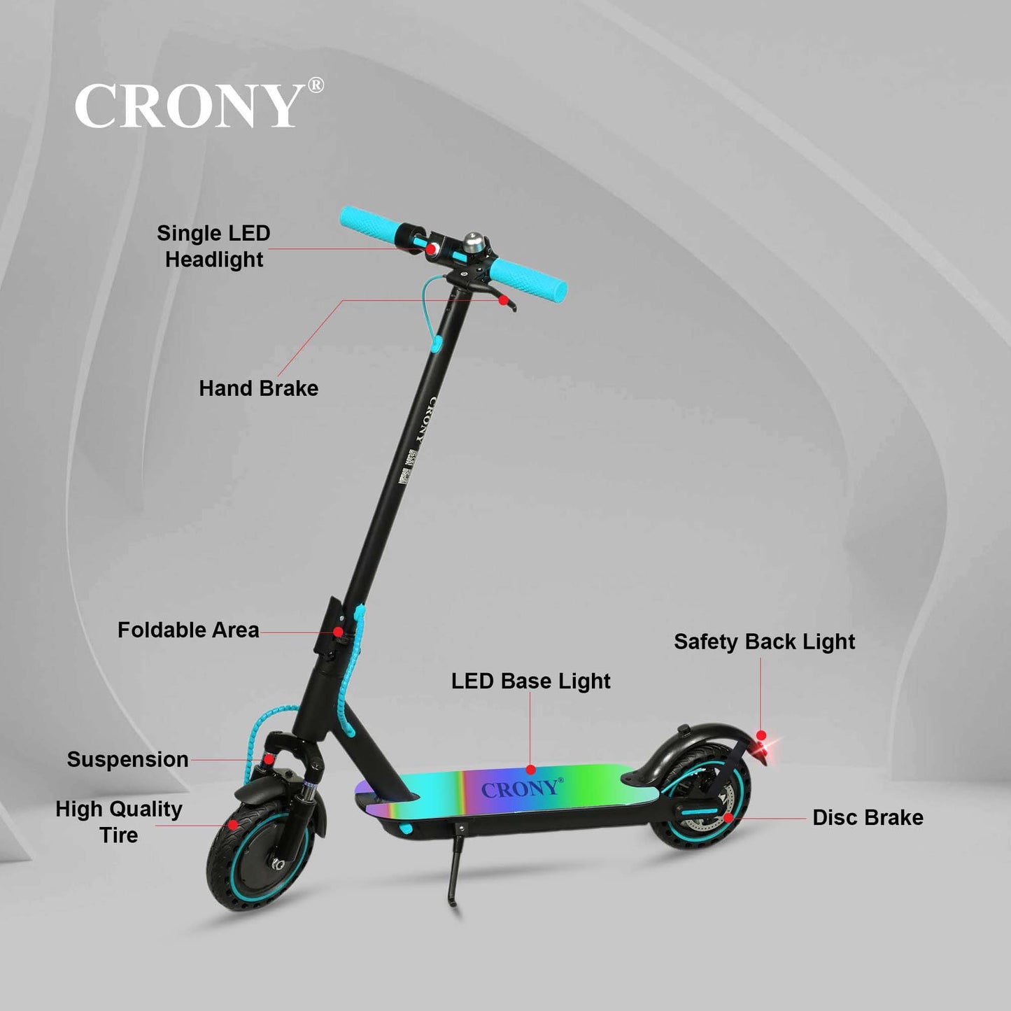 XM M365 Kick APP with 7 colors LED with APP Electric scooter, Top Speed 25kmh, 25km Range, 250W